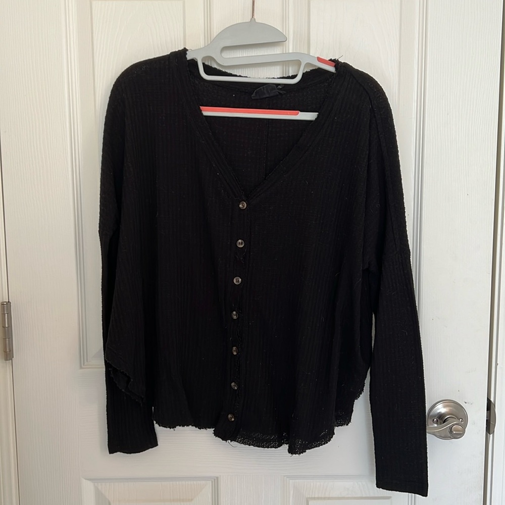 Out From Under Urban Outfitters Button Down Henley